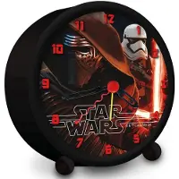 Disney Star Wars Alarm Wekker – 9 cm – Klok voor Kinderen – Darth Vader