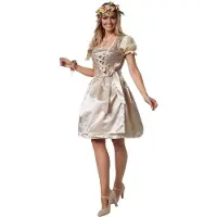 Dressforfun Mini-Dirndl Burgau model 2 XXL - verkleedkleding kostuum halloween verkleden feestkleding carnavalskleding carnaval feestkledij partykleding - 304684