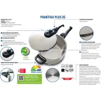Fackelmann Pressure cooker - - Elo Praktika - 18 cm - 2.7 liters
