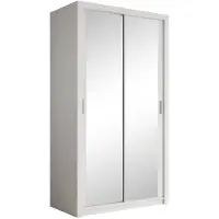 Meubella Kledingkast spiegel 120x62x215 Kleerkast schuifdeuren