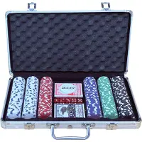 Buffalo Pokerset koffer aluminium 300 chips