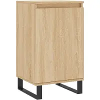 vidaXL Dressoir 40x35x70 cm bewerkt hout sonoma eikenkleurig