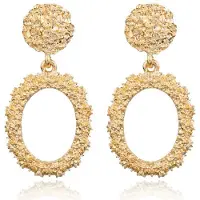 Cilla Jewels Cilla Chunky Ovale Oorbellen - Goudkleurig