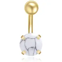 LGT JWLS Edelstaal Navelpiercing - Howliet