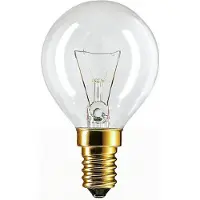 Scanpart ovenlamp E14 - 40W - Ovenlampje bol P45 - 300 graden - 1 stuk