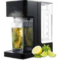 Moa Heetwaterdispenser - 2.7L -RVS - BPA vrij - 2400W - 27x15x30 cm - Zwart