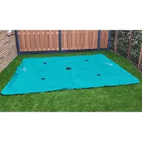 Magic Circle Pro Rechthoekige Trampoline Afdekhoes Flat To The Ground 244 x 366 cm Groen
