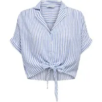 ONLY Blouse 'ONLPaula' donkerblauw / wit