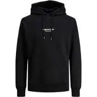 Jack & Jones Sweatshirt 'JORVesterbro' zwart / wit