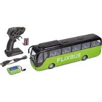 Carson 907342 FlixBus RC auto Elektro Bus Incl. accu, oplader en batterijen voor de zender