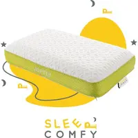 Sleep Comfy - Hoofdkussen - Traagschuim Galaxy Motion Soft 1.0 - Geschikt voor rug-, zij-en buikslapers 65x40x15 cm