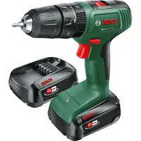 Bosch Gereedschap - 18V ACCU-klopboor-/schroefmachine, 2x accu 1,5 Ah, Li-Ion, lader 06039D8102