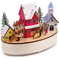 Small Foot muziekdoosje en led ''wintertijd'' 21 x 11 x 16 cm