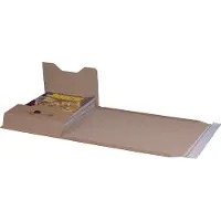 Cleverpack - Wikkelverpakking ringb +zelfkl strip bruin 25stuk