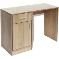 vidaXL Wandtafel inklapbaar 100x60 cm eikenkleurig
