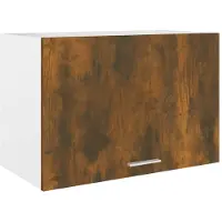 vidaXL Bovenkast Lyon 60x31x40 cm bewerkt hout gerookt eikenkleurig