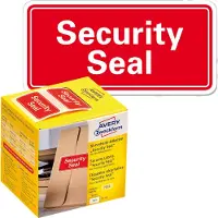 Avery Verzegelingsetiket 38 x 20 mm, rood, permanent klevend 7311