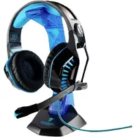 Berserker Gaming LED Headset USB 7.1 Vibra (Bedraad), Gaming headset, Zwart