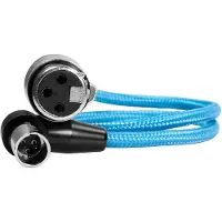 Kondor Blue Right Angle Mini XLR - XLR kabel 17"