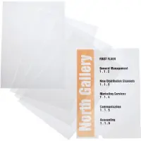 Durable Folies voor deurbord Crystal Sign 4825