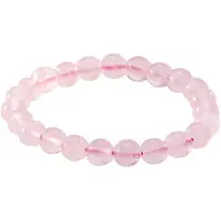 Montebello Armband Lacy - Kralen Rozenquartz - 8mm - Genezend - Rek