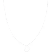 Oozoo Jewellery - Zilverkleurige ketting met een hart - SN-2048