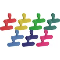 Excellent houseware vershoudklemmen/vershoudclips - 14x - multicolor - kunststof
