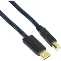 Furutech USB-A - USB-B 1,2 m zwarte USB-kabel (1.20 m, USB 2.0)