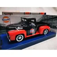 Motormax Ford F-100 Pick Up 1956 "Gulf" Donkerblauw / Rood 1-24
