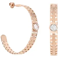 Daniel Klein DKJ.3.5010-3 - Oorbellen - Dames - Vrouwen - Oorstekers - Rondje - Rosékleurig