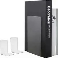 Ruhhy Set van 2 Doorzichtige Boekensteunen - Plexiglas - Transparant - 18,5 x 12 x 12 cm - Boekenstandaard - Boekensteun - Boekenhouder - Book Holder