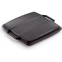 Durable Afvalverzamelbak voor recycleerbaar afval, 90 l, met deksel, zwart