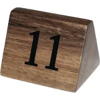 Olympia Tafelnummers Olympia, hout, 11-20 (Set 10)