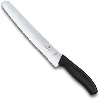 Victorinox Swissclassic bakkersmes - 22cm - zwart