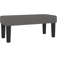 vidaXL Bankje 70x30x30 cm kunstleer grijs