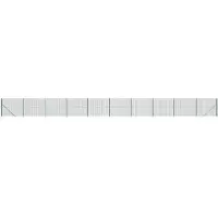 vidaXL Draadgaashek met grondankers 1,8x25 m groen