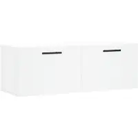 vidaXL Wandkast 100x36,5x35 cm bewerkt hout wit