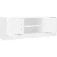 vidaXL Tv-meubel 102x30x37,5 cm bewerkt hout wit