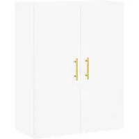 vidaXL Wandkast 69,5x34x90 cm bewerkt hout wit