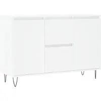 vidaXL Dressoir, wit, 101,5 x 35 x 70 cm, houtvezel
