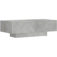 vidaXL Salontafel 100x49,5x31 cm bewerkt hout betongrijs