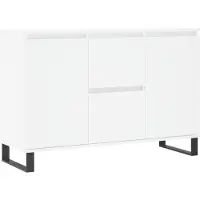 vidaXL Dressoir, wit, 101,5 x 35 x 70 cm, houtvezel