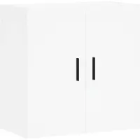 vidaXL Wandkast 60x31x60 cm bewerkt hout wit