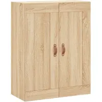 vidaXL Wandkast 69,5x34x90 cm bewerkt hout sonoma eikenkleurig