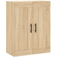 vidaXL Wandkast 69,5x34x90 cm bewerkt hout sonoma eikenkleurig