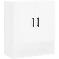 vidaXL Wandkast 60x31x70 cm bewerkt hout wit