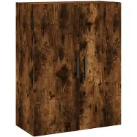 vidaXL Wandkast, gerookt eikenhout, 69,5 x 34 x 90 cm