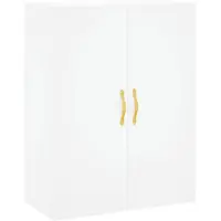 vidaXL Wandkast 69,5x34x90 cm wit
