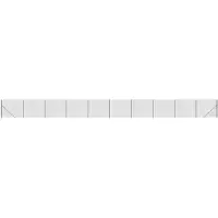 vidaXL Draadgaashek met flens 1,6x25 m antracietkleurig