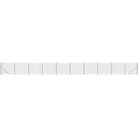 vidaXL Draadgaashek met flens 2x25 m antracietkleurig